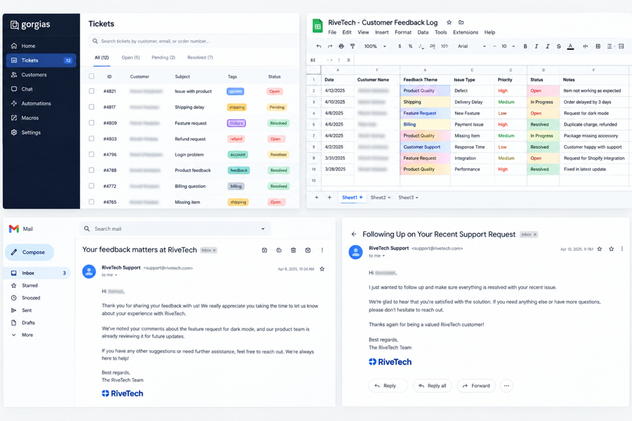 Customer Feedback — RiveTech